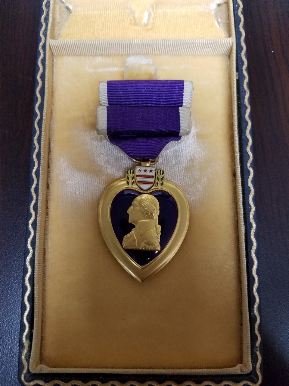 Private Wesley Forsythe's Purple Heart 1944.
